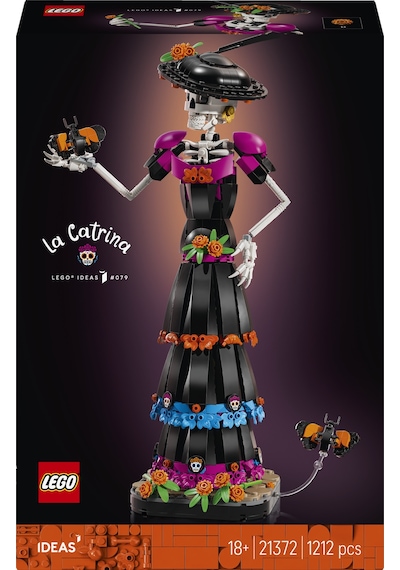LEGO® Ideas La Catrina 21372 - Yetişkinler için Gerçekçi Detaylar İçeren Temalı Dekoratif Model Yapım Seti (1212 Parça)