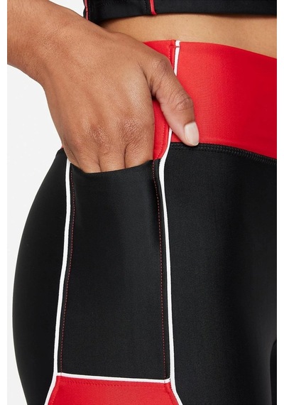 Nike Jordan Brand Womens Tight Kadın Tayt Siyah Kırmızı Siyah