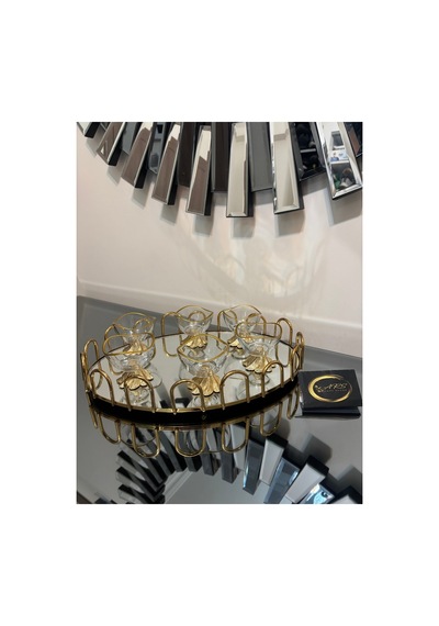 Lav Metal Gold Ayaklı Yaldızlı Lokumluk, Reçellik, Sosluk, Şekerlik, Tasarım Kase, Dekoratif Tabak,