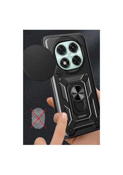 Redmi Note 14 Pro 4g Kılıf Pars Lens Yüzüklü Silikon - Yeşil Bz8683140827083