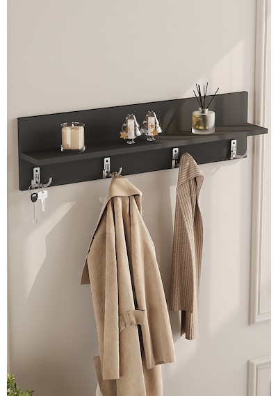 Aeka Ae-7002 Akasya Antrasit Duvara Monte 4 Askılı Raflı Portmanto Antre Hol Vestiyer Askılık 90 12 24 Cm Aeka Ae-7002 Akasya Antrasit Duvara Monte 4 Askılı Raflı Portmanto Antre Hol Vestiyer Askılık 90 12 24 Cm
