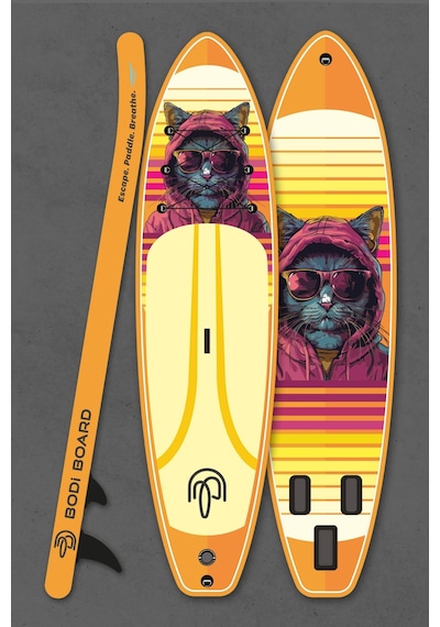 Paddle Board Sup Bodi Cyber Cat Şişme Stand 350x84x15cm Full Set