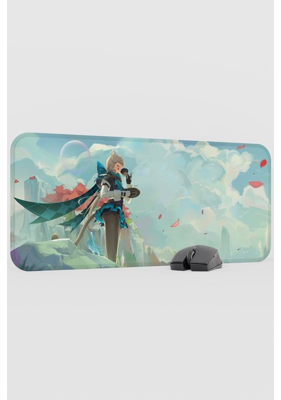 Lynette Genshin Impact Anime Oyuncu V3 - 70x30 Xl Gaming Mouse Pad Fare Altlığı