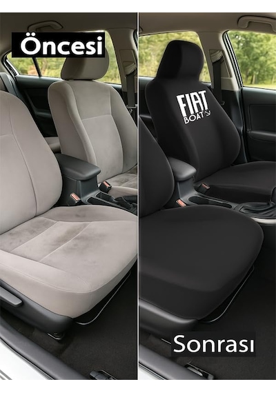 Sade Ve Şık Gorunum Sunan Fiat Doblo İle Uyumlu Oto Koltuk Kilifi Tam Araciniza Gore Siyah 38712021