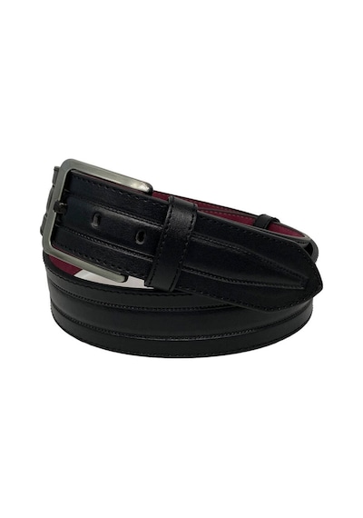Süzer Deri Kahverengi Suni Deri Dikişli Model 4.5 Cm.lik Spor Kot Kemer - 4513-61-22ks Siyah
