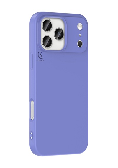 Apple Uyumlu iPhone 17 Pro Max Içi Kadife Lansman Kılıf Ve 5d Tam Kaplayan Cam Ekran Koruyucu Lila