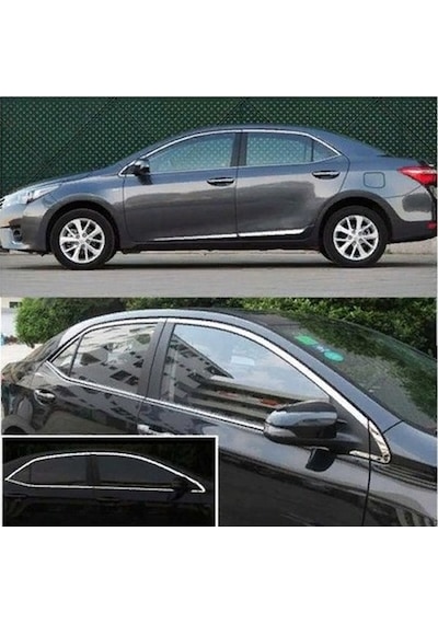 Çmk Toyota Corolla Uyumlu 2013-2016 Cam Çıtası Nikelaj