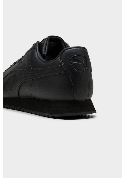Puma Roma Beyaz Hakiki Deri Erkek Sneaker Siyah
