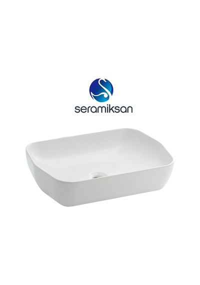 Seramiksan Lucida Lavabo Parlak Beyaz 55 CM