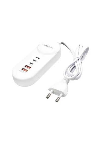 Sh Powermaster Pm-20659 15 Watt 2 Type-c + 2 Usb-a Şarj + Pd Lightning Adaptör Najmaddin