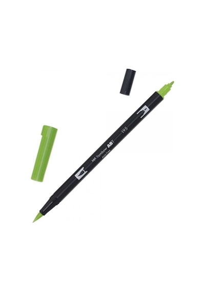 Ab-t Dual Brush Pen Grafik Kalemi - Light Green