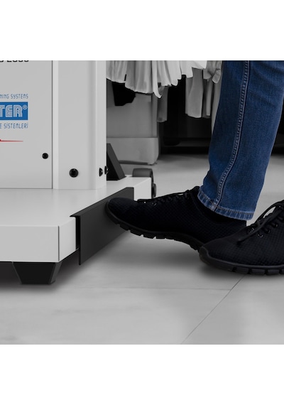 Gazzella SM TMS 2035 Tiny Mini Kazanlı Tip Portatif Ütü Masası - Ayak Pedallı/Konfeksiyon Tipi 100 CM