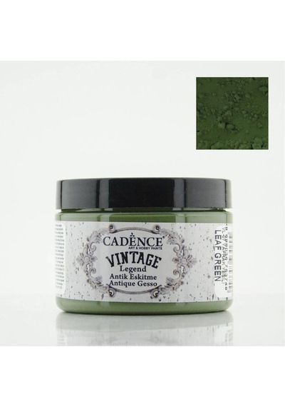 Cadence Vintage Legend - Yaprak Yeşili - Antik Eskitme Boyası V