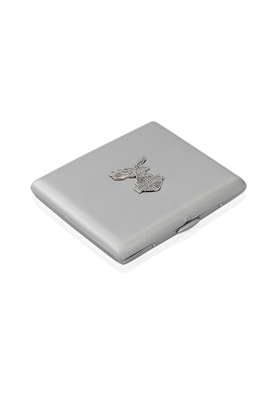 Zekupp Gümüş Gri Harley-Davidson Metal Sigara Tabakası N11.454