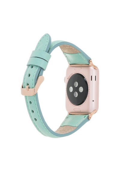 Apple Watch Uyumlu Deri Kordon 42-44-45mm Slim Brn7
