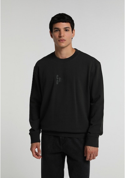 Colin's Colins Relaxed Fit Yuvarlak Yaka Düz Erkek Yeşil Sweatshirt Cl1082256 Q1.v2 Kha Haki