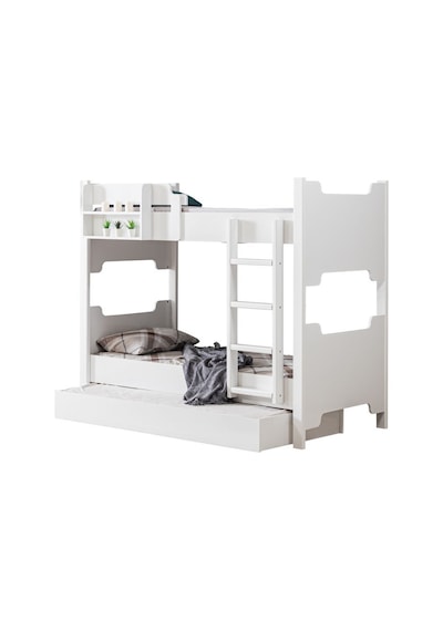 Mdf Profil Ranza , Avrasya Ayrılabilir Ranza , Yavrulu Ranza Beyaz 90 x 200 CM