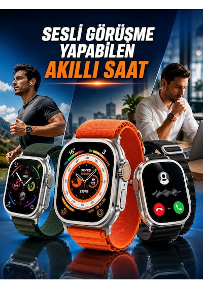 Mey İthalat Yeni Nesil Akıllı Saat Nabız Ölçer Zindelik Ölçer Ve Kalori Ölçer Uyku Takibi Nfc Özelliği