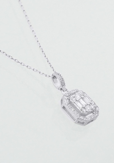 Pırlanta Baget Kolye /0.27ct