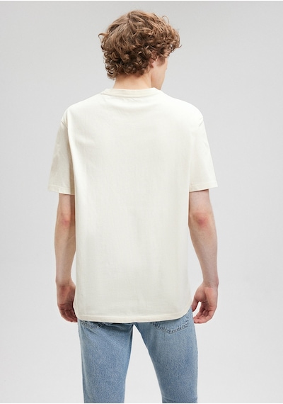 Mavi - Bisiklet Yaka Bej Basic Tişört 066249-70072 Bej