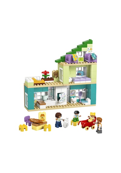 LEGO® DUPLO® Kasabası 3’ü 1 Arada Figürlü Modern Aile Evi 10470 -2 Yaş ve Üzeri Çocuklar için Aksesuarlar İçeren Yapım Seti (166P)