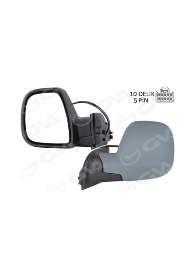Dış - 626 - Dikiz Aynası Fıat Yeni Doblo Combi- Carg0 Elektrikli Astarlı Rezistanslı - Dpmıx-hb - Sol 23-