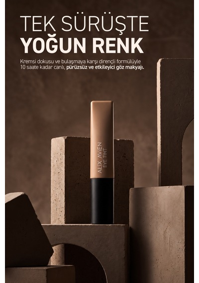 Uzun Süre Kalıcı Kremsi Likit Göz Farı - Eye Tint Creamy Sensation Eyeshadow 103 Warm Brown Kahverengi