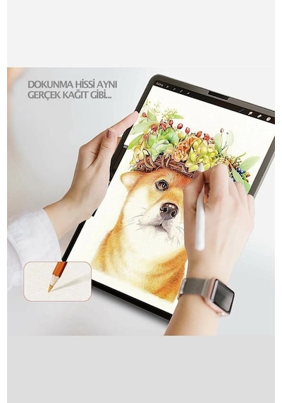 Apple Uyumlu iPad Pro 11 Inch M2 Çip 2022 Paper-like Ekran Koruyucu Kağıt Hisli Kırılmaz Cam