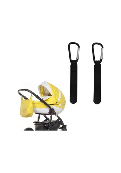 Suntek 2 X Puset Kancası Kayışı Buggy Mommy Siyahı Için