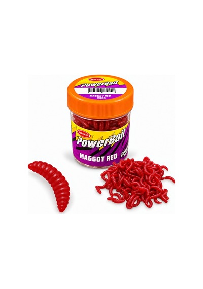 Silikon Yem - Kokulu - Lrf Ve Aji Yemi - Maggot - Kırmızı - Power Bait 9955