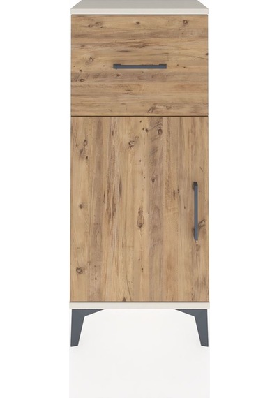Arges Komodin Tek Raflı Tek Çekmeceli Tek Kapaklı 44x30x106 Aytaşı-çam Aytası