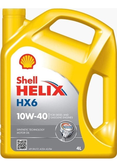 Shell Helix Hx6 10w/40 4 Litre 2023