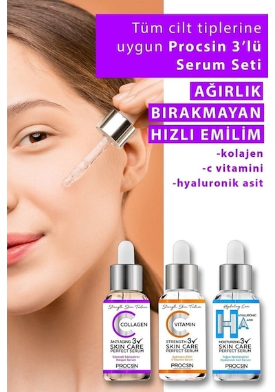 Procsın Üçlü Serum Paketi