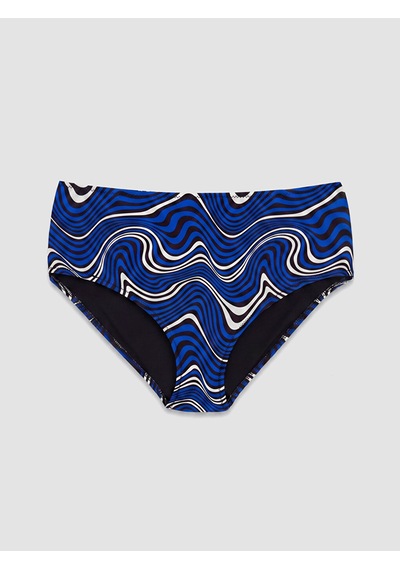 Lcw Dream Mavi Desenli Kadın Bikini Alt
