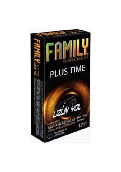 Family Condom Plus Uzun Yol Prezervatif 12'li