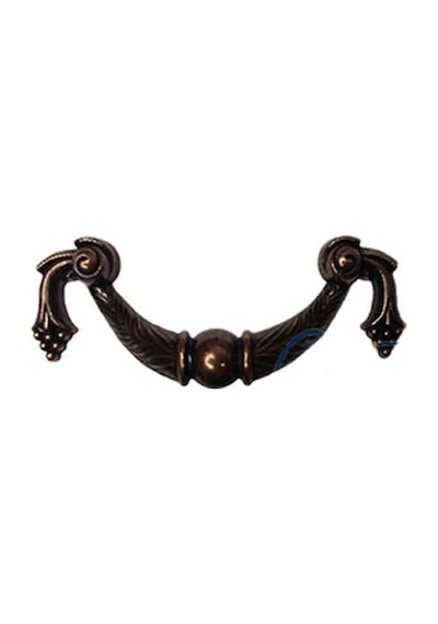 Dekoratif Zamak Üzümlü Kulp - 64mm, Eskitme, 1 Adet Diğer