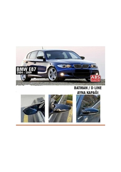 Onkar Ayna Kapağı Yarasa Bmw 1 Seri E87 2004-2007 Siyah 208-004-010