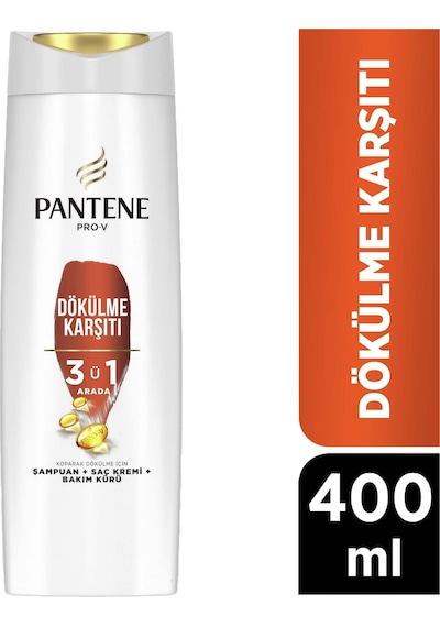 Pantene Pro-V Dökülme Karşıtı 3'ü 1 Arada Şampuan 400 ML