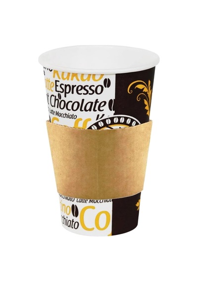 Afra Tedarik 12 Oz Tutamaçlı Karton Bardak Latte Kahve Kağıt Bardak Sleeve 300 Ml - 150'li Kapaksız Tutamaçlı Sku: Zeusb0bvfv6zqt Diğer