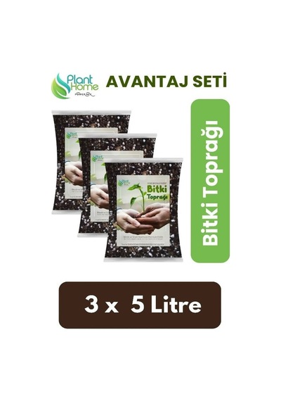Plant Home Powermix 15 Litre Premium Bitki Toprağı- Böcek Sinek Yapmayan Karışım 15 L