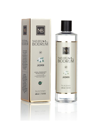 Jasmin Kolonya İkili Set 400 Ml Dökmeli + 60 Ml Sprey Cep Boy %80 Alkollü