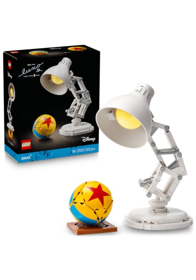 LEGO® Ideas | Disney Pixar Luxo Jr. 21357 - Yetişkinler için Koleksiyonluk Sergileme Modeli Yapım Seti (613 Parça)