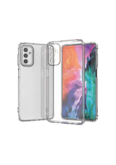 Samsung Uyumlu Galaxy M13 Kapak Silikon Köşe Korumalı Antishock Airbag Şeffaf Kılıf