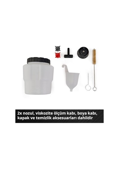 Akülü Sprey Boya Sistemi Tc-sy 18/60 Li-solo Power X-change Li-iyon, 18 V, 650 Ml/dk Püskürtme Kapasitesi, 800 Ml