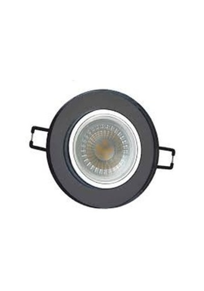 Helios: Cam Spot Kasası Akel, Siyah Yuvarlak Kasa Hs 1860 Siyah