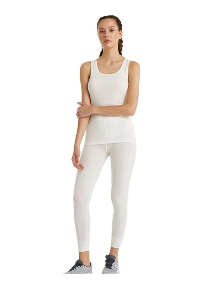Blackspade Kalın Askı Kadın Thermal Level 1 Atlet Beyaz C6t6n2o1 001