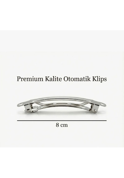 Jz Shop Uzun Kuyruklu Şifon Fiyonk Klipsli Toka Sarı