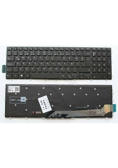 Dell Uyumlu 15-5770 Ledli Türkçe Notebook Klavye Tuş Takımı