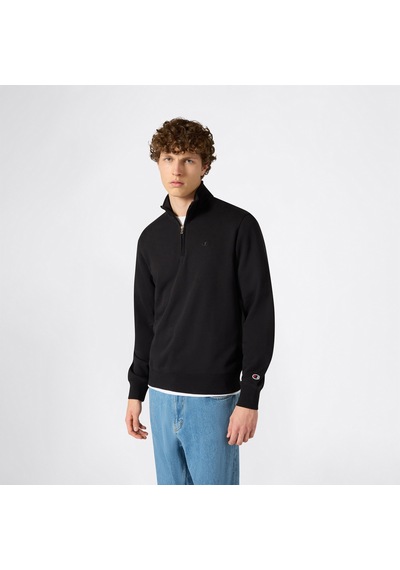 Champion Half Zip Erkek Siyah Sweatshirt 222044 Çok Renkli