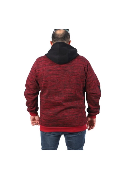 Moc Grande Mocgrande Büyük Beden Erkek Sweat The Frontier 22726 Bordo